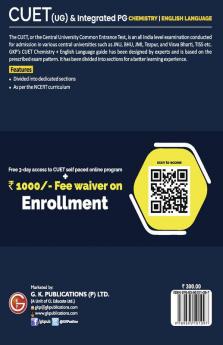 CUET 2022 : Chemistry and English Guide by Awdhesh Dubey & Shiva Kumar