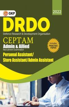 DRDO CEPTAM - Admin & Allied -Personal Assistant/ Store Assistant/ Admin Assistant by GKP
