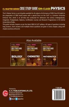 Board+CUET 2023 CL Master Series - CBSE Study Guide - Class 12 - Physics
