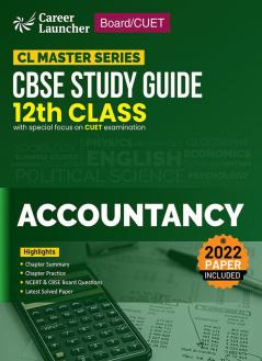 Board plus CUET 2023 CL Master Series - CBSE Study Guide - Class 12 - Accountancy