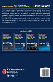 Board plus CUET 2023 CL Master Series - CBSE Study Guide - Class 12 - Psychology