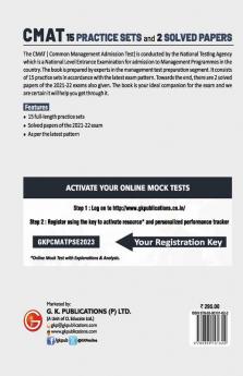 CMAT 2022 : 15 Practice sets by GKP