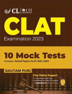 CLAT 2022 : 10 Mock Tests by GKP