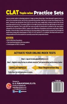 CLAT 2022 : Topic-Wise Practice Sets by GKP