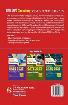 GATE 2023 : Chemistry - Solved Papers 2000-2022 by GKP