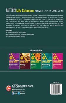 GATE 2023 : Life sciences - Solved Papers 2000-2022 by Dr. Prabhanshu Kumar & Er. Preeti T. Kumar