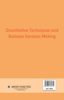 Quantitative Techniques and Business Decision Making