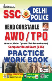 SSC Delhi Police Head Constable AWO/ TPO Computer Based Exam (CBE) Practice Work Book