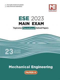 ESE 2023 Mains Examination Mechanical Engineering Conventional Paper II