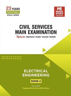 Cse Mains Previous Years Solved Papers : Electrical Engineering : Paper Ii