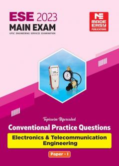 ESE 2023 Main Exam Practice Book: Electronics and Telecommunication Engineering Paper 1