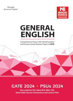 General English for GATE and PSUs: 2024