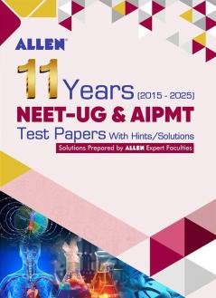 NEET-UG/AIPMT 11 Years Solved Papers in ENGLISH