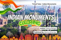 Indian Monuments Coloring Book