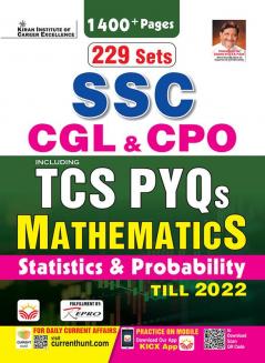 SSC CGL and CPO 229 Sets Including TCS PYQs Mathematics Statistics and Probability till 2022
