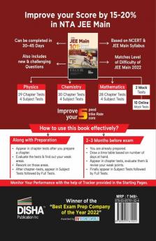 NTA JEE Main 101 Speed Tests with 10 Online Mock Tests 3rd Edition | 87 Chapter Tests + 9 Subject Tests + 2 Mock Tests + 10 Online Mock Tests | Physics Chemistry Mathematics - PCM | Optional Questions | Question Bank | Numeric Value Questions NVQs | 100% Solutions