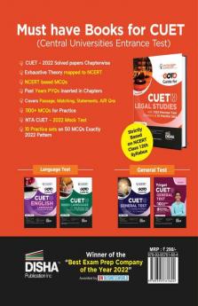 Go To Guide for CUET (UG) Legal Studies with 2022 Previous Year Questions & 10 Practice Sets 2nd Edition | CUCET | Central Universities Entrance Test | Complete NCERT Coverage with PYQs & Practice Question Bank | MCQs AR MSQs & Passage based Questions |