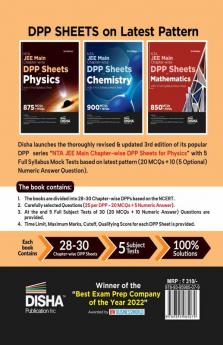 NTA JEE Main Chapter-wise DPP Sheets for Physics with 5 Full Syllabus Tests 3rd Edition