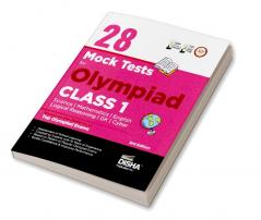 28 Mock Test Series for Olympiads Class 1 Science Mathematics English Logical Reasoning GK & Cyber 3rd Edition