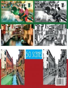 Venice Grayscale: Adult Coloring Book: 1 (Grayscale Coloring Trips)