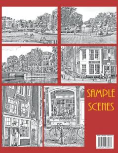 Amsterdam Grayscale: Adult Coloring Book: 4 (Grayscale Coloring Trips)