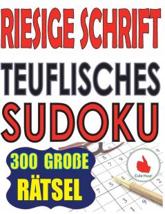 Riesige Schrift Teuflisches Sudoku