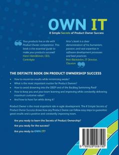 OWN IT - 8 Simple Secrets of Product Owner Success