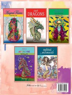 Fantasy Creatures: Adult Coloring Book Collection