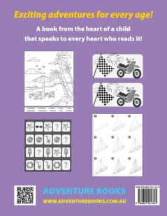 At the Beach and The Motorbike Race: Colouring and Activity Book Edition