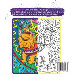 Amazing Dogs: Adult Coloring Book