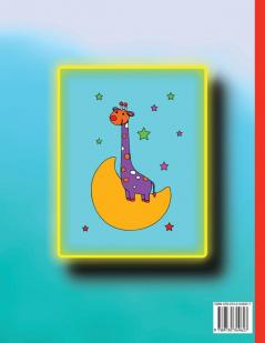 Adorable Giraffe Coloring Book for Kids: Perfect for Young Children Preschool Elementary Toddlers