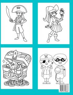 Pirate Coloring Book For Kids