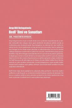 Arap Dili Belagatında Bedi' İlmi ve Sanatları