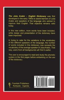 Juba Arabic English Dictionary/Kamuus Ta Arabi Juba Wa Ingliizi