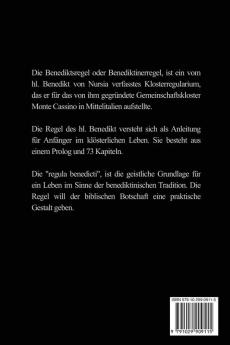 Die Regel des hl. Benedikt: Regula Benedicti