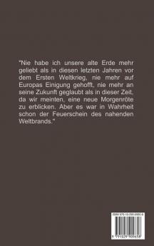 Die Welt von Gestern: Erinnerungen eines Europäers