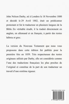 La Bible Nouveau Testament traduite par JN Darby