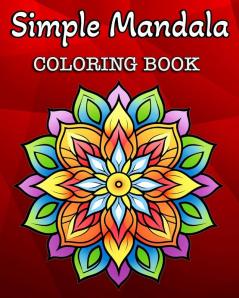 Simple Mandala Coloring Book
