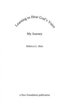 Learning to Hear God's Voice