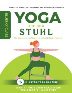 Yoga auf dem stuhl f��r senioren anf��nger & schreibtischarbeiter