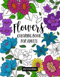 Flowers Coloring Book for Adults