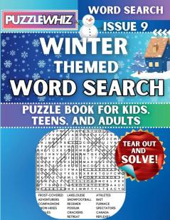 Winter - Themed Word Search - Fun & Educational Puzzles for Kids Teens and Adults (Large Print Edition)