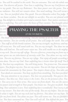 Praying the Psalter (FOR WOMEN)