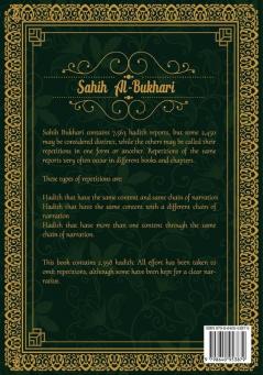 Sahih Al-Bukhari: (All Volumes In One Book) English Text Only