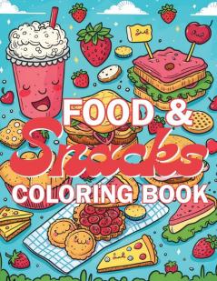 Food & Snacks Coloring Book