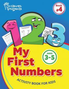 My first numbers activity book for Pre-K and Kindergarten kids age 3-5
