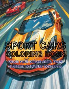 Sport Cars Coloring Book