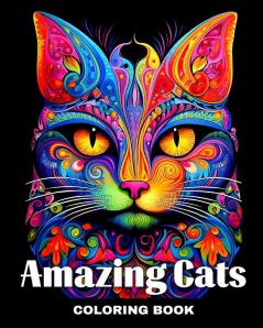 Amazing Cats Coloring Book