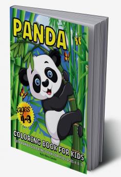 Panda Coloring Book For Kids : Cute Panda Bear Coloring Book For Kids Ages 4-8 Boys And Girls | Great Gift For Children