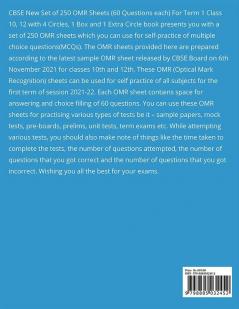 CBSE New Set of 250 OMR Sheets (60 Questions each) For Term 1 Class 10 12 with 4 Circles 1 Box and 1 Extra Circle : CBSE New Set of 250 OMR Sheets (60 Questions each) For Term 1 Class 10 12 with...